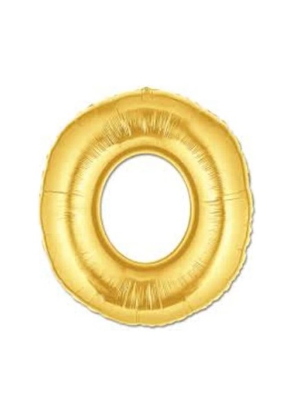 Altın Sarısı Folyo Harf Balon 1 Metre