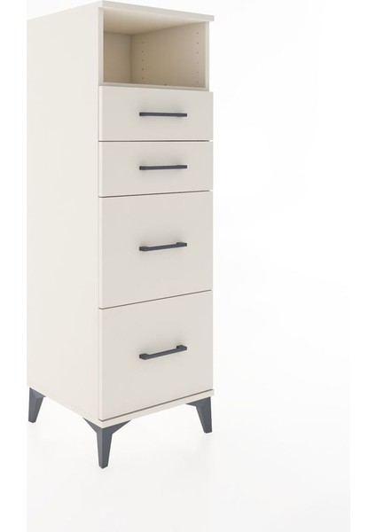 Hyperion Dolap Tek Raflı 4 Çekmeceli 44X44X134 Aytaşı-Aytaşı fiyatları