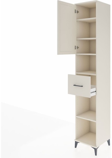 Hyperion Dolap 5 Raflı Tek Çekmeceli Tek Kapaklı 44X44X243 Aytaşı-Aytaşı fırsatları