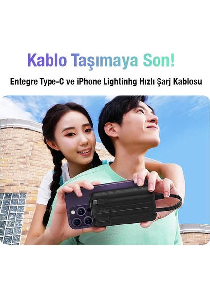 Baseus Comet Series 10000MAH 22.5W Hızlı Şarj Dijital Göstergeli POWERBANK-(1903) indirimleri