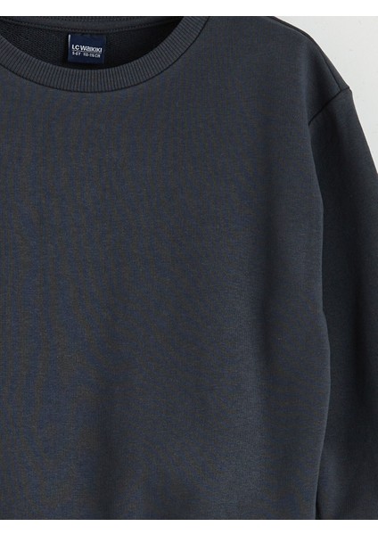Yeni Sezon Bisiklet Yaka Erkek Çocuk Sweatshirt modelleri