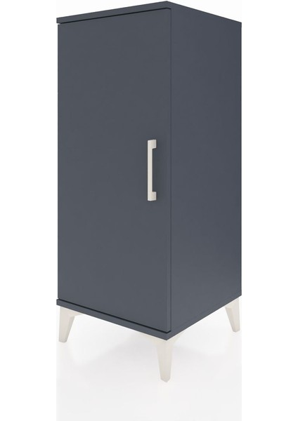 Hyperion Komodin 2 Raflı Tek Kapaklı 44X44X106 Antrasit-Antrasit modelleri