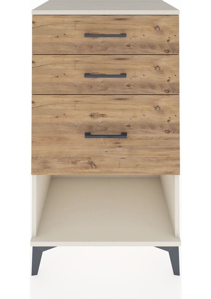 Hyperion Komodin 3 Çekmeceli 60X44X106 Aytaşı-Çam