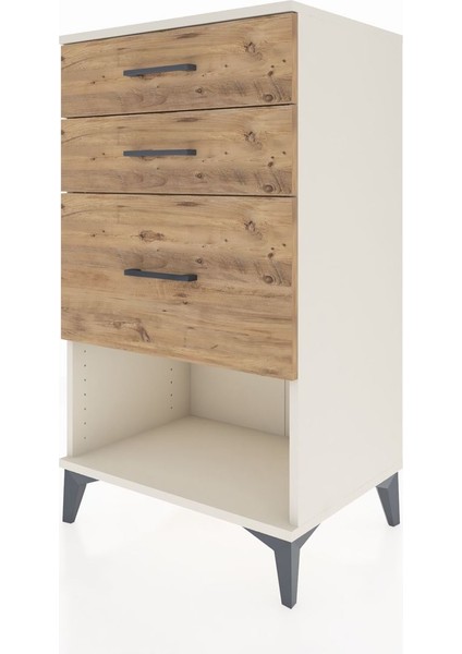 Hyperion Komodin 3 Çekmeceli 60X44X106 Aytaşı-Çam modelleri