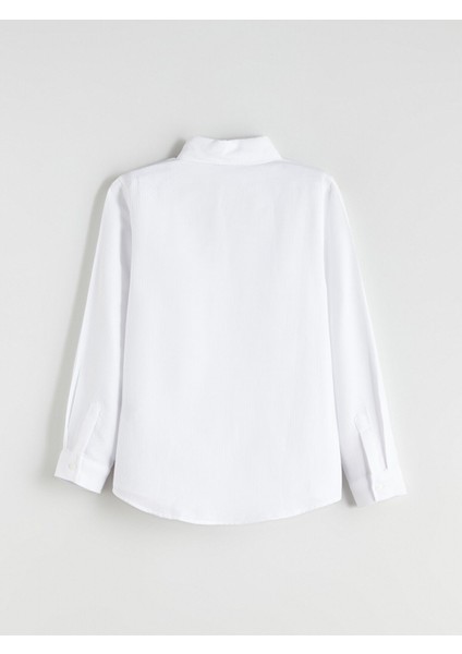 Yeni Sezon Uzun Kollu Dokulu Erkek Çocuk Gömlek fırsatları