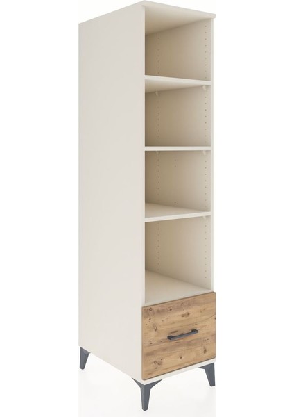 Kronos Dolap 4 Raflı Tek Çekmeceli 44X59X182 Aytaşı-Çam fiyatları