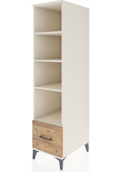 Kronos Dolap 4 Raflı Tek Çekmeceli 44X59X182 Aytaşı-Çam modelleri