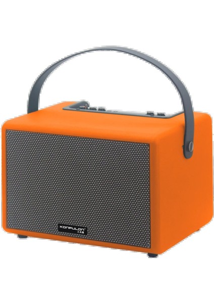CPT16 F31 50W Sürücülü 2 Adet Mikrofonlu Bt 5.2 Kablosuz Hoparlör - Turuncu