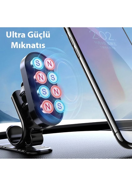 Ally Araç Içi Mıknatıslı Torpido Üstü Cep Telefonu TUTUCU-(1903) modelleri