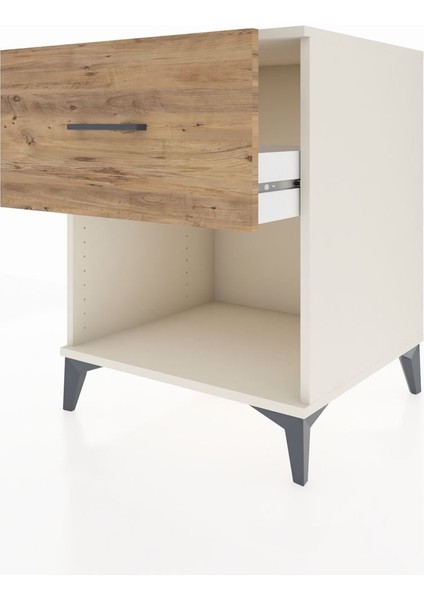 Kronos Komodin Tek Çekmeceli 60X59X80 Aytaşı-Çam fırsatları