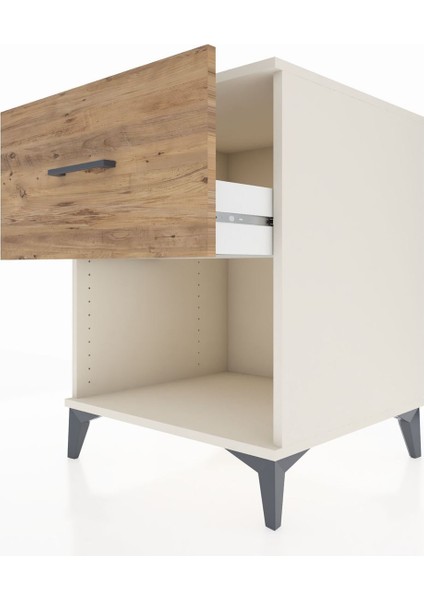 Kronos Komodin Tek Çekmeceli 60X59X80 Aytaşı-Çam indirimleri