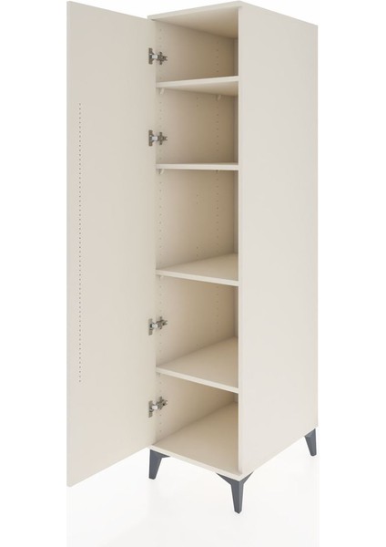Kronos Dolap 4 Raflı Tek Kapaklı 44X59X182 Aytaşı-Aytaşı fırsatları