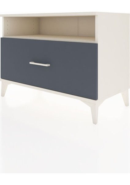 Hyperion Şifonyer Tek Raflı Tek Çekmeceli 88X44X64 Aytaşı-Antrasit modelleri