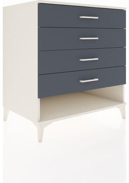 Kronos Şifonyer 4 Çekmeceli 88X59X96 Aytaşı-Antrasit fiyatları