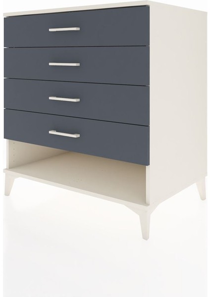 Kronos Şifonyer 4 Çekmeceli 88X59X96 Aytaşı-Antrasit modelleri