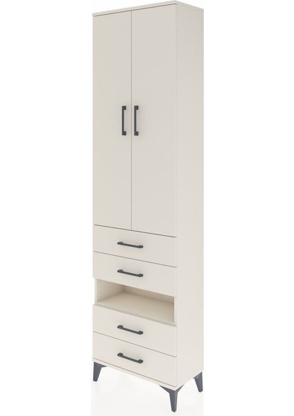 Arges Dolap 4 Raflı 4 Çekmeceli 2 Kapaklı 60X30X221 Aytaşı-Aytaşı modelleri