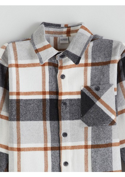 Yeni Sezon Uzun Kollu Ekose Erkek Çocuk Gömlek fırsatları