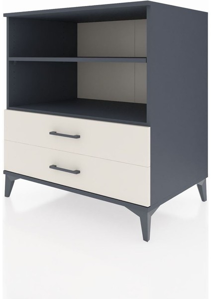Kronos Şifonyer 2 Raflı 2 Çekmeceli 88X59X96 Antrasit-Aytaşı modelleri