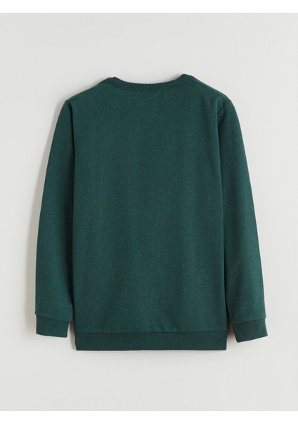 Yeni Sezon Bisiklet Yaka Erkek Çocuk Sweatshirt modelleri