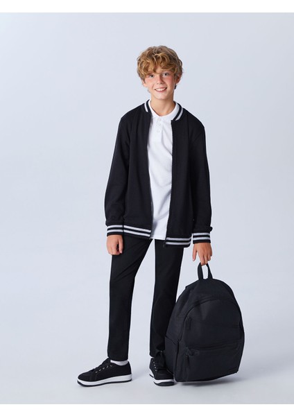 Yeni Sezon Beli Lastikli Erkek Çocuk Okul Pantolonu