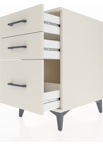 Kronos Komodin 3 Çekmeceli 44X59X80 Aytaşı-Aytaşı indirimleri