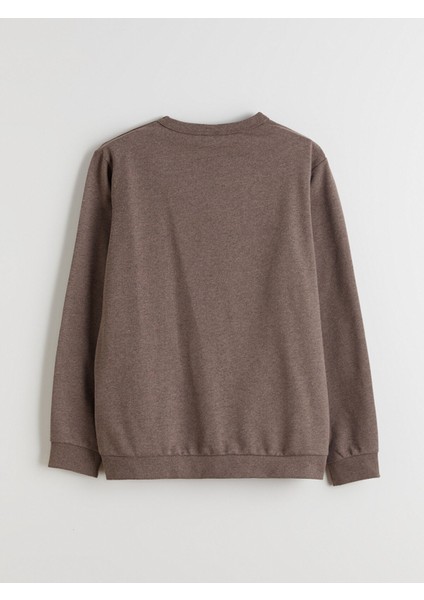 Yeni Sezon Bisiklet Yaka Erkek Çocuk Sweatshirt modelleri
