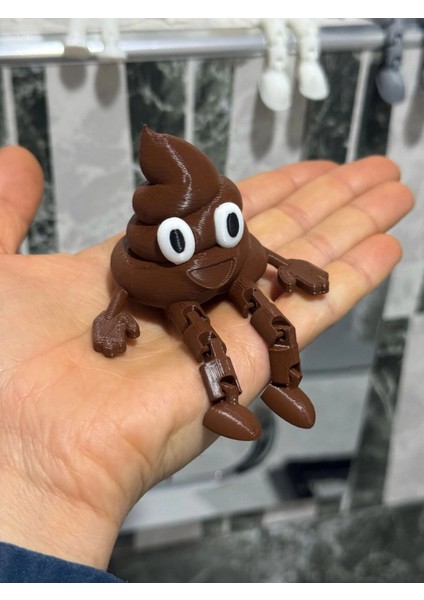 4'lü Eğlenceli Banyo Dekoratif Figür Seti /tuvalet Kağıdı, Kaka Emojisi, Çöp Kovası, Klozet Aksesua fırsatları
