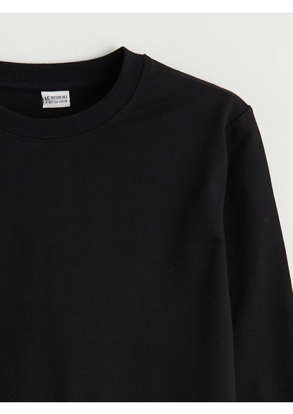 Yeni Sezon Bisiklet Yaka Erkek Çocuk Sweatshirt modelleri