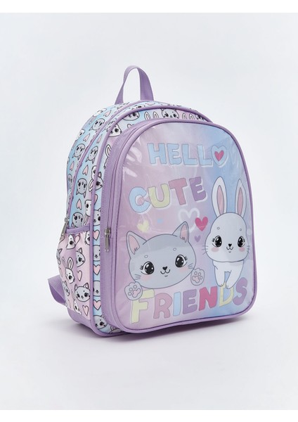 Yeni Sezon Baskılı Kız Çocuk Okul Çantası