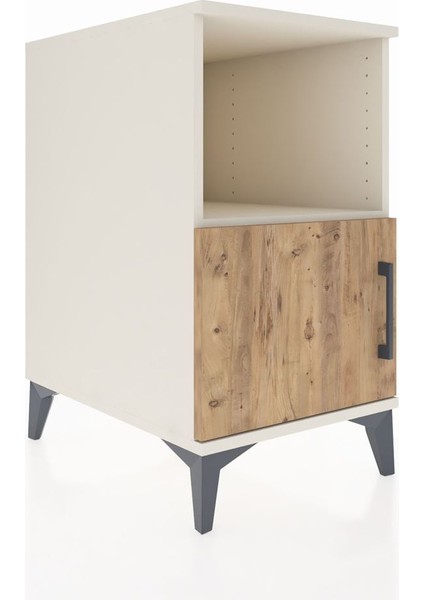 Kronos Komodin 2 Raflı Tek Kapaklı 44X59X80 Aytaşı-Çam fiyatları