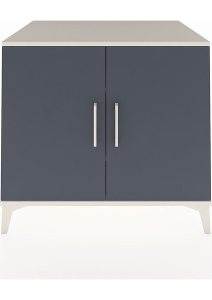 Kronos Şifonyer 2 Raflı 2 Kapaklı 88X59X80 Aytaşı-Antrasit