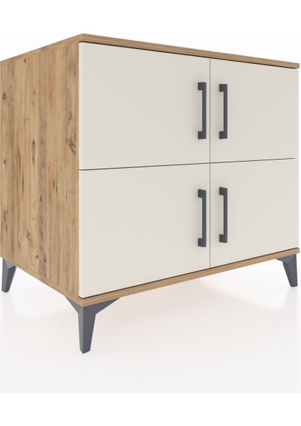 Kronos Şifonyer 3 Raflı 4 Kapaklı 88X59X80 Çam-Aytaşı fiyatları