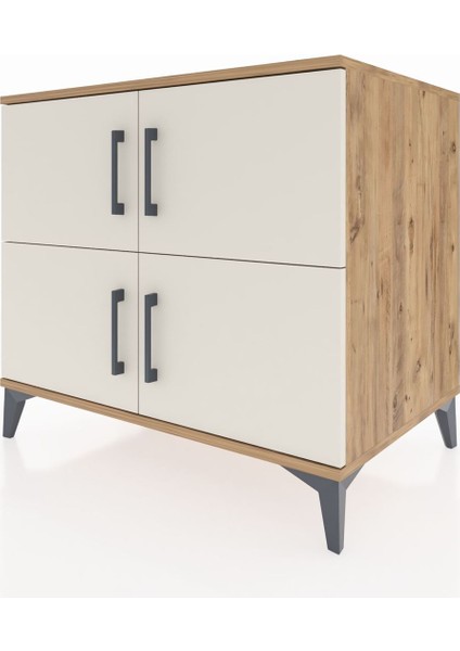 Kronos Şifonyer 3 Raflı 4 Kapaklı 88X59X80 Çam-Aytaşı modelleri