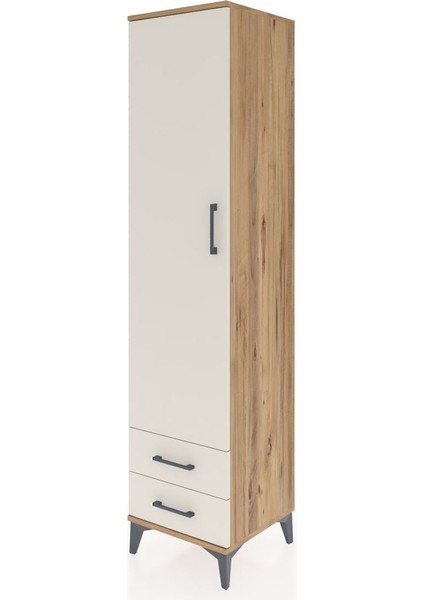 Hyperion Dolap 5 Raflı 2 Çekmeceli Tek Kapaklı 44X44X195 Çam-Aytaşı modelleri