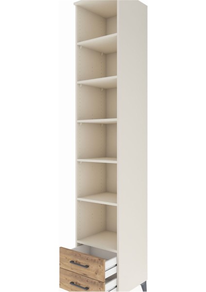 Hyperion Dolap 6 Raflı 2 Çekmeceli 44X44X243 Aytaşı-Çam indirimleri