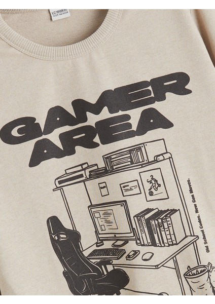 Yeni Sezon Bisiklet Yaka Erkek Çocuk Sweatshirt fiyatları