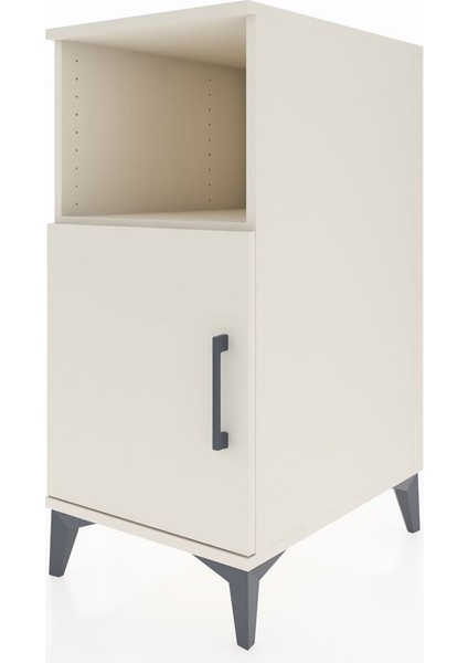 Kronos Komodin 2 Raflı Tek Kapaklı 44X59X96 Aytaşı-Aytaşı modelleri