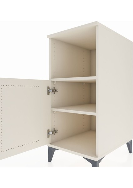 Kronos Komodin 2 Raflı Tek Kapaklı 44X59X96 Aytaşı-Aytaşı indirimleri