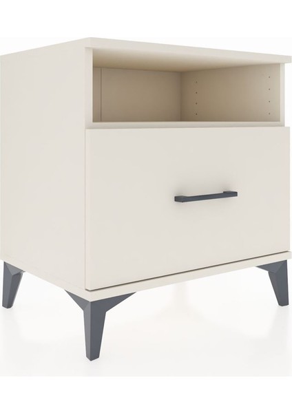 Hyperion Komodin Tek Raflı Tek Çekmeceli 60X44X64 Aytaşı-Aytaşı fiyatları