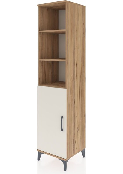 Hyperion Dolap 4 Raflı Tek Kapaklı 44X44X195 Çam-Aytaşı modelleri