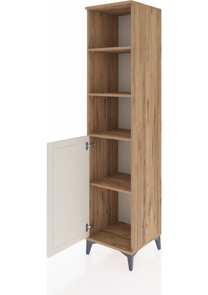 Hyperion Dolap 4 Raflı Tek Kapaklı 44X44X195 Çam-Aytaşı fırsatları