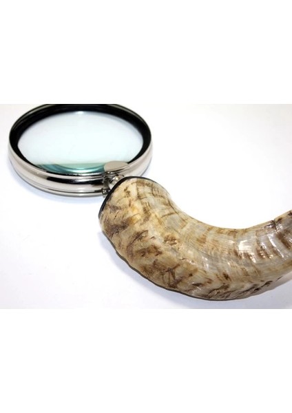 Pirinç Boynuz Saplı Büyüteç Model 1 fiyatları