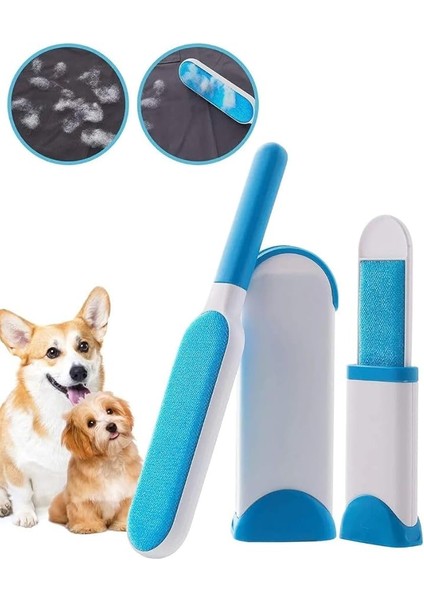 2’li Set Kıl Tüy Toplayıcı Kendinden Temizlemeli Tarak