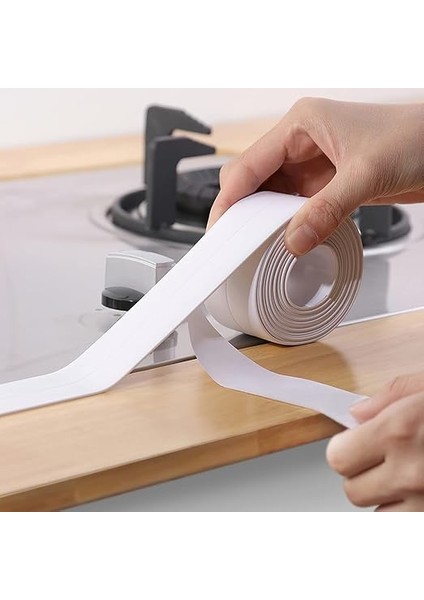 Su Sızdırmaz Lavabo ve Küvet İzolasyon Bandı – 3.2 m x 38 mm fırsatları