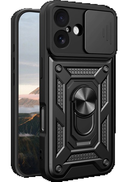 CPT16 Apple iPhone 17 Pars Lens Yüzüklü Silikon - Siyah fiyatları