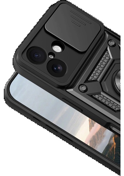 CPT16 Apple iPhone 17 Pars Lens Yüzüklü Silikon - Siyah modelleri
