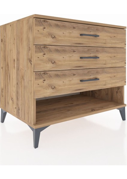 Kronos Şifonyer 3 Çekmeceli 88X59X80 Çam-Çam fiyatları