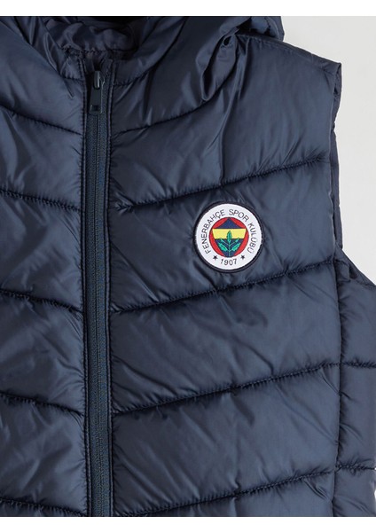 Yeni Sezon Kapüşonlu Fenerbahçe Baskılı Erkek Çocuk Yelek fiyatları
