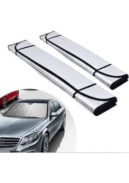 Oto Ön Cam Güneşlik Katlanabilir Uv Koruyucu Renault Megane Hyundai I20 Opel Astra Toyota Corolla