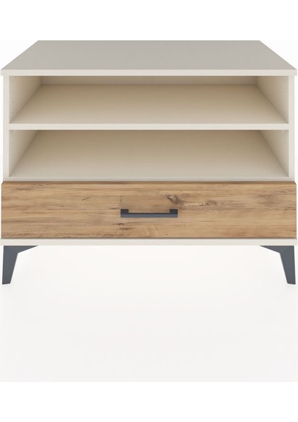 Hyperion Şifonyer 2 Raflı Tek Çekmeceli 88X44X64 Aytaşı-Çam